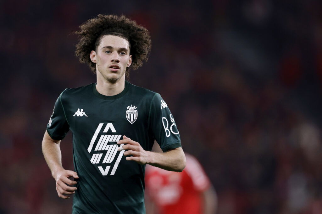 Maghnes Akliouche of AS Monaco. (Eric Verhoeven/Soccrates/Getty Images)