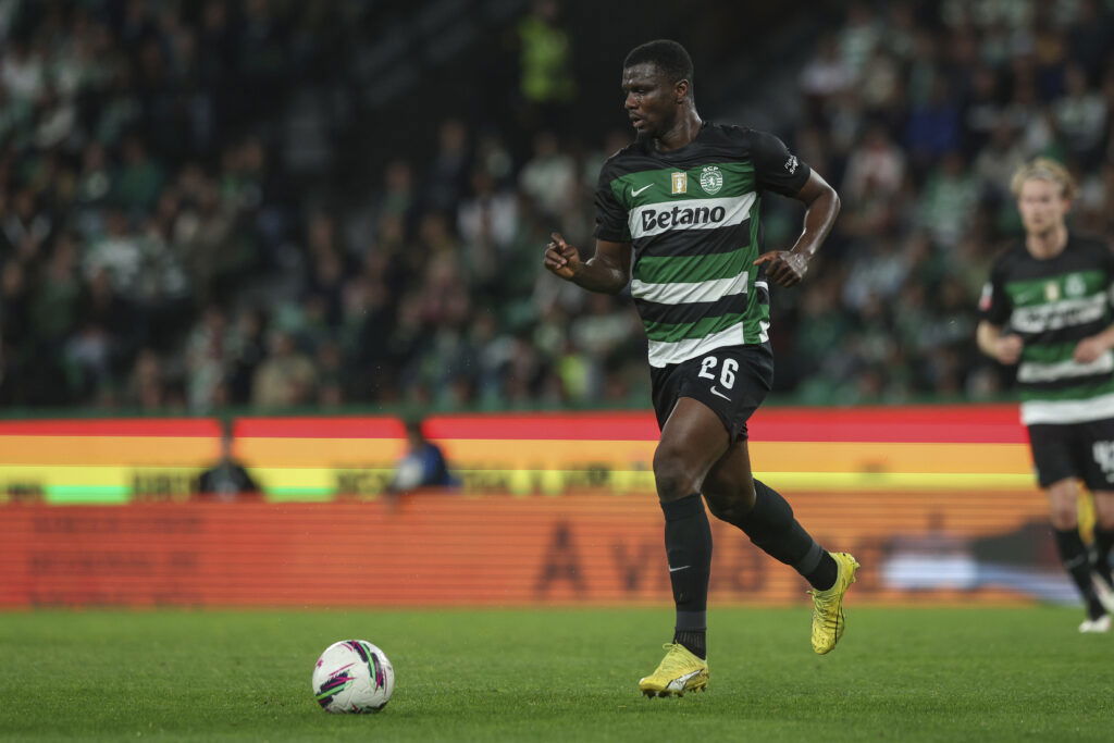 Ousmane Diomande of Sporting CP. (Carlos Rodrigues/Getty Images)