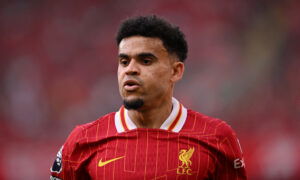 Luis Diaz. (Liverpool FC/Getty Images)