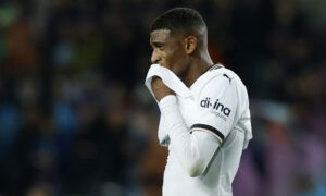 Valencia's Cristhian Mosquera. (REUTERS/Albert Gea)