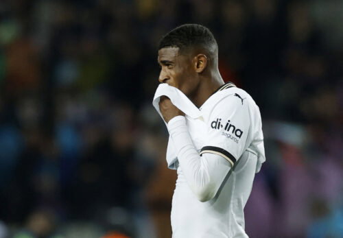 Valencia's Cristhian Mosquera. (REUTERS/Albert Gea)