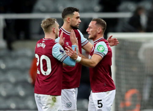 West Ham players.