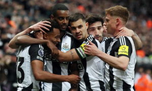 Newcastle players.