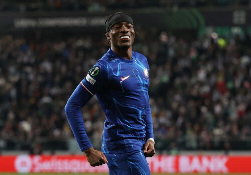 Chelsea's Noni Madueke could be Arsenal-bound. (REUTERS/Kacper Pempel)