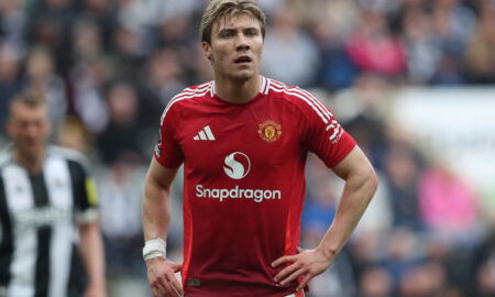 Rasmus Hojlund. (REUTERS/Scott Heppell)