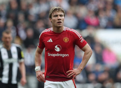 Rasmus Hojlund. (REUTERS/Scott Heppell)