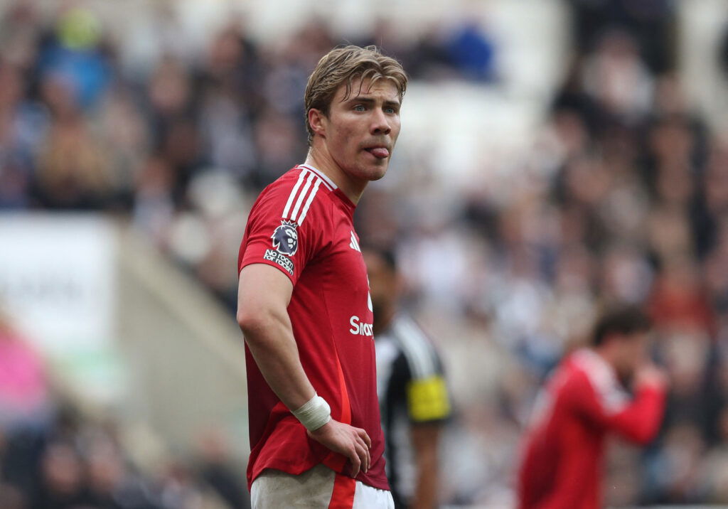 Rasmus Hojlund. (REUTERS/Scott Heppell)