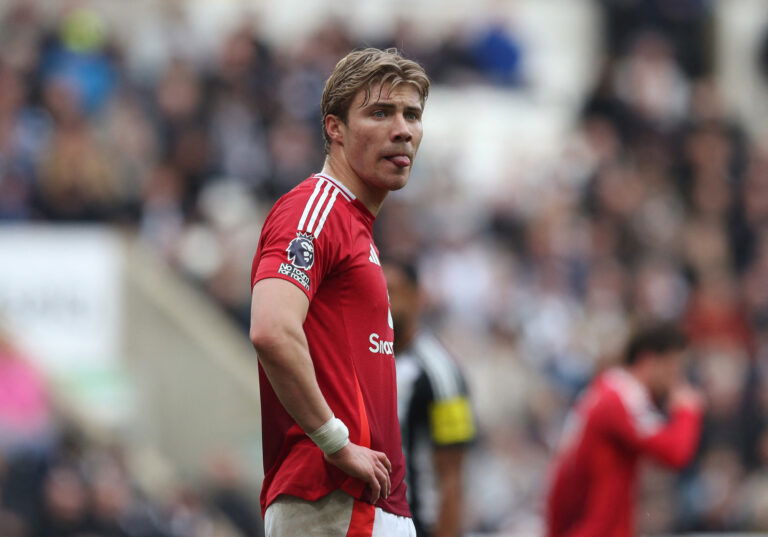 Rasmus Hojlund. (REUTERS/Scott Heppell)