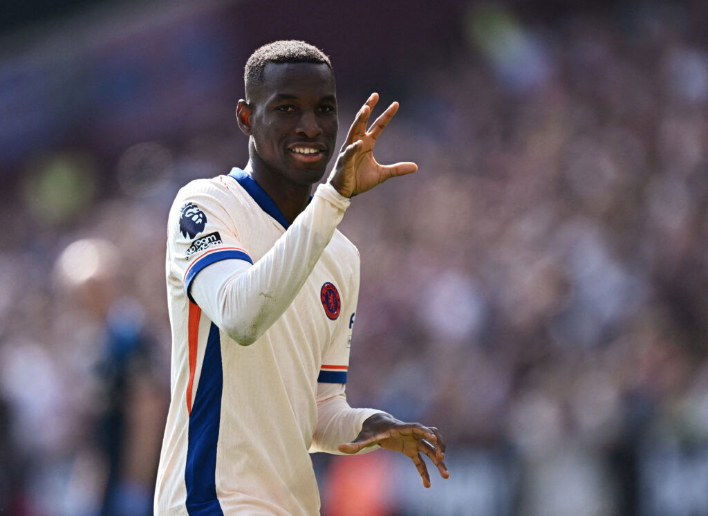 Nicolas Jackson. (REUTERS/Dylan Martinez)