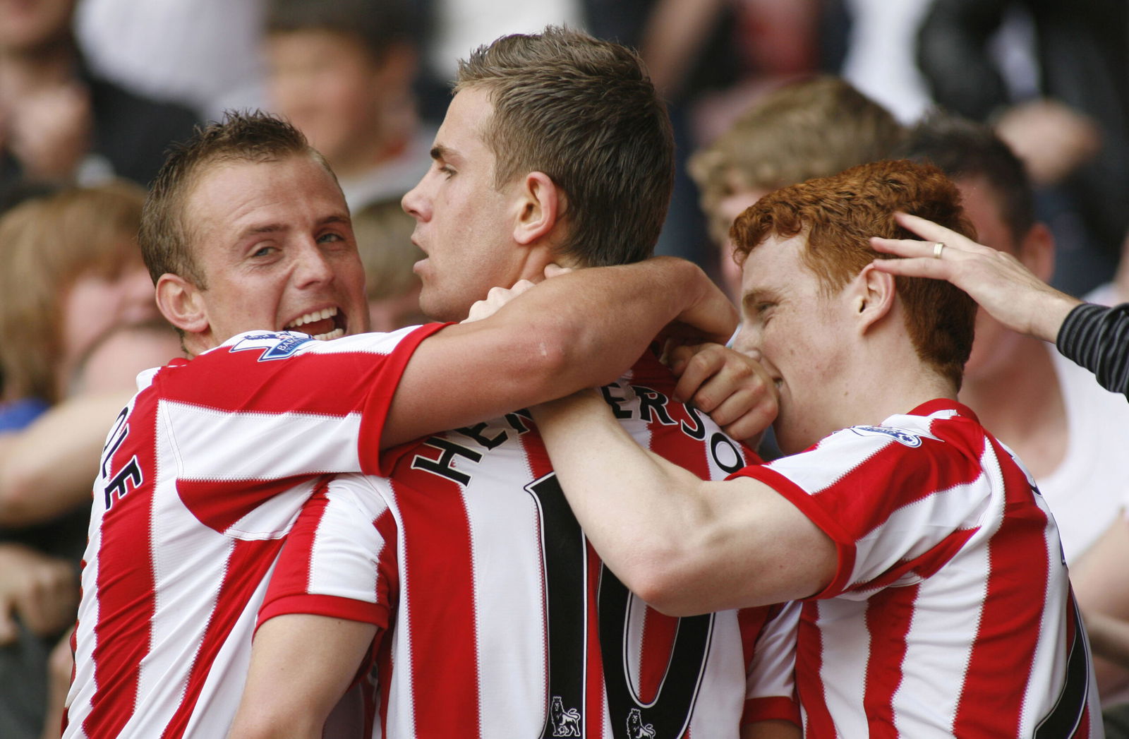 Jordan Henderson, Lee Cattermole, Jack Colback. (Action Images/Ed Sykes)