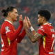 Liverpool's Luis Diaz and Darwin Nunez. (REUTERS/Molly Darlington)