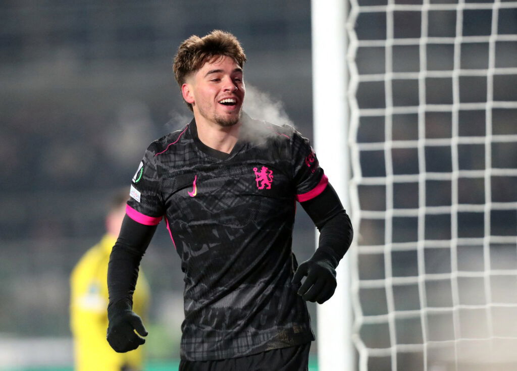 Chelsea's Marc Guiu. (REUTERS/Pavel Mikheyev)