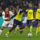 Union Saint-Gilloise's Noah Sadiki in action. (REUTERS/Piroschka Van De Wouw)