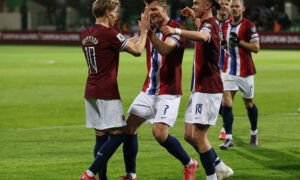 Thelo Aasgaard is a Norway international. (REUTERS/Vladislav Culiomza)