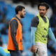 Manchester City's Bernardo Silva and Jack Grealish. (REUTERS/Chris Radburn)