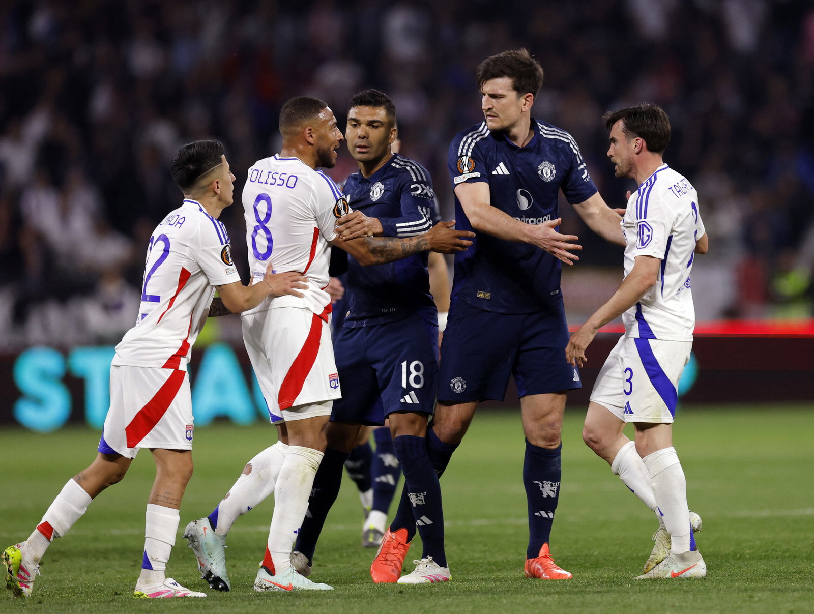 Manchester United beat Lyon in last season's Europa League. (REUTERS)