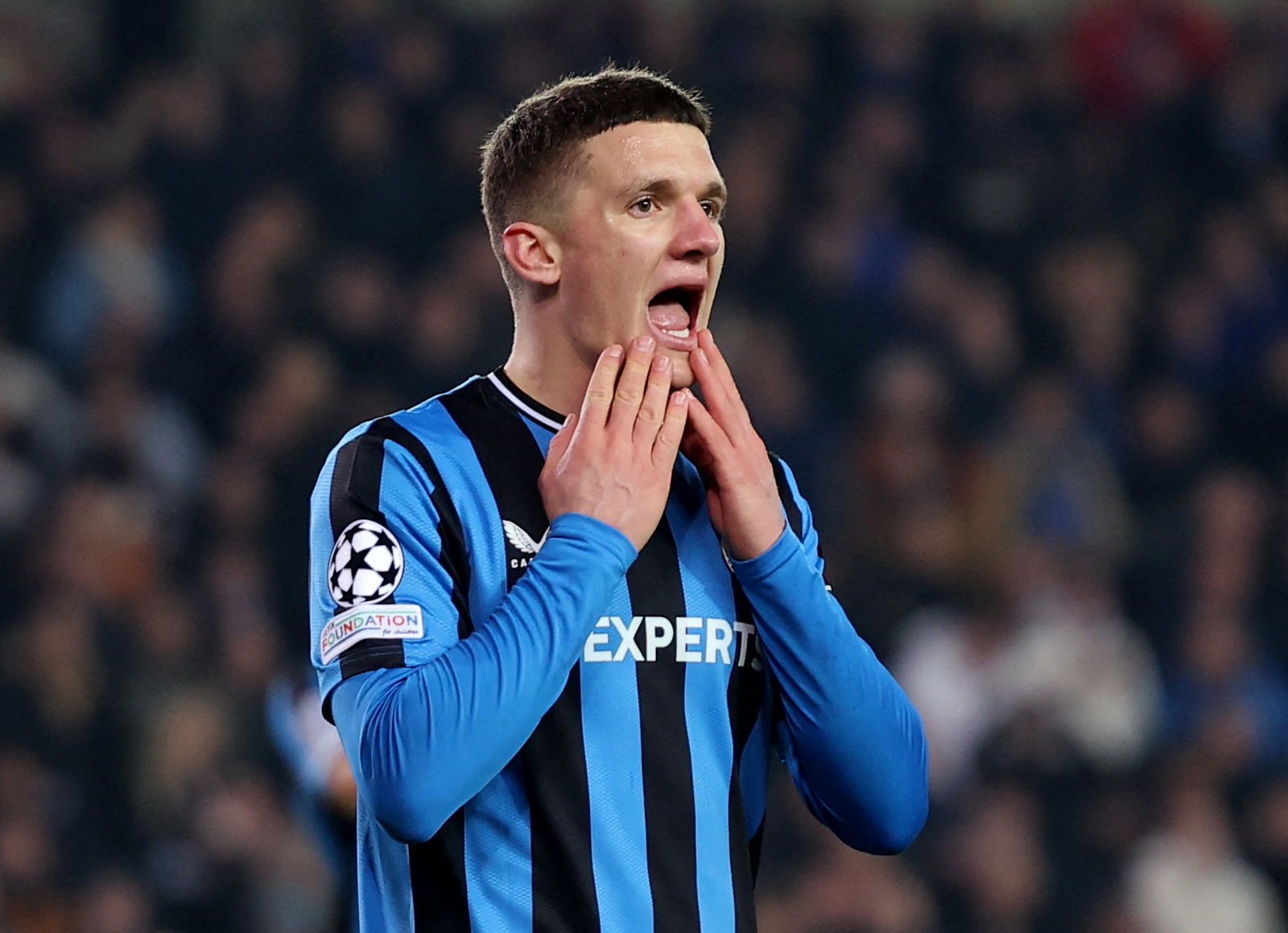 Champions League - Round of 16 - First Leg - Club Brugge v Aston Villa