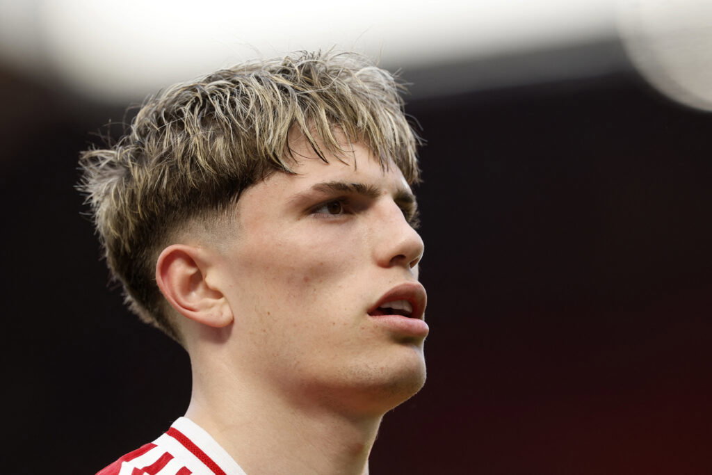 Alejandro Garnacho. (Reuters/Jason Cairnduff)