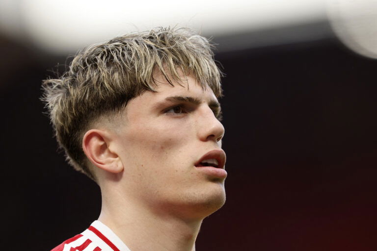 Alejandro Garnacho. (Reuters/Jason Cairnduff)