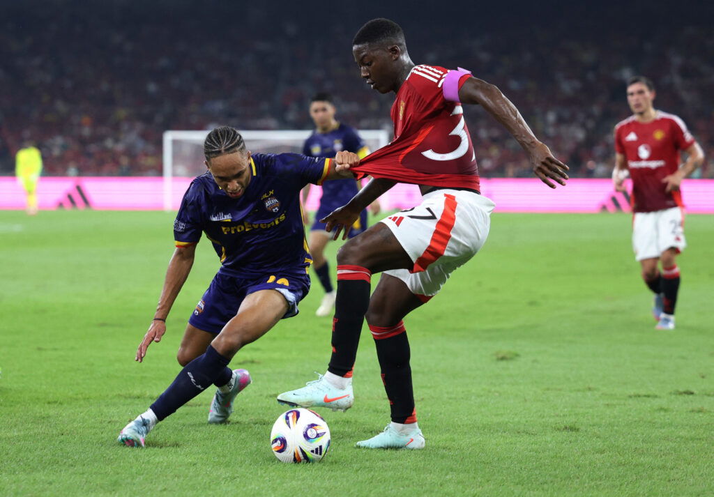 Kobbie Mainoo. (REUTERS/Hasnoor Hussain)