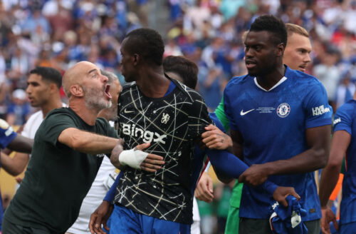 Chelsea's Nicolas Jackson. (Reuters/Vincent Carchietta)