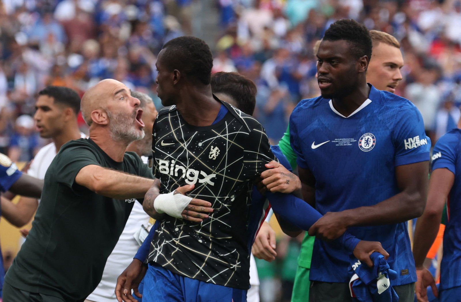 Chelsea's Nicolas Jackson. (Reuters/Vincent Carchietta)