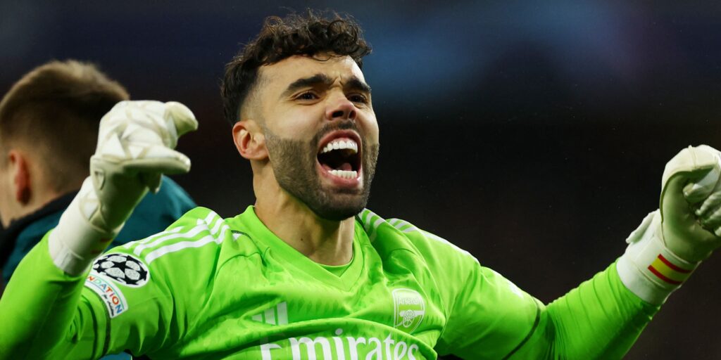 Arsenal Goalkeeper David Raya