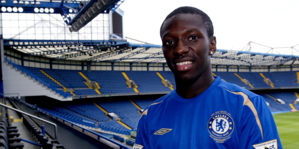 Shaun Wright-Phillips at Chelsea's Stamford Bridge.