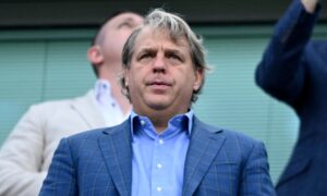 Chelsea owner Todd Boehly during a match at Stamford Bridge.