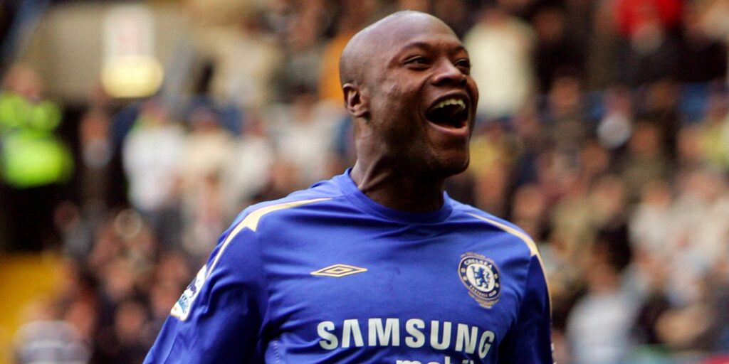 Chelsea defender William Gallas celebrates a goal.