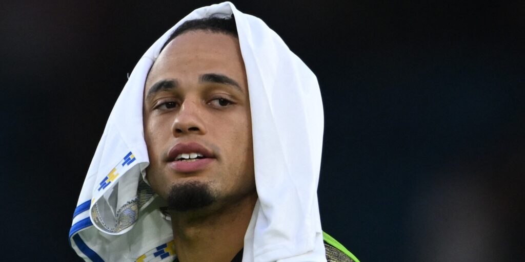 Leeds United striker Noah Okafor.