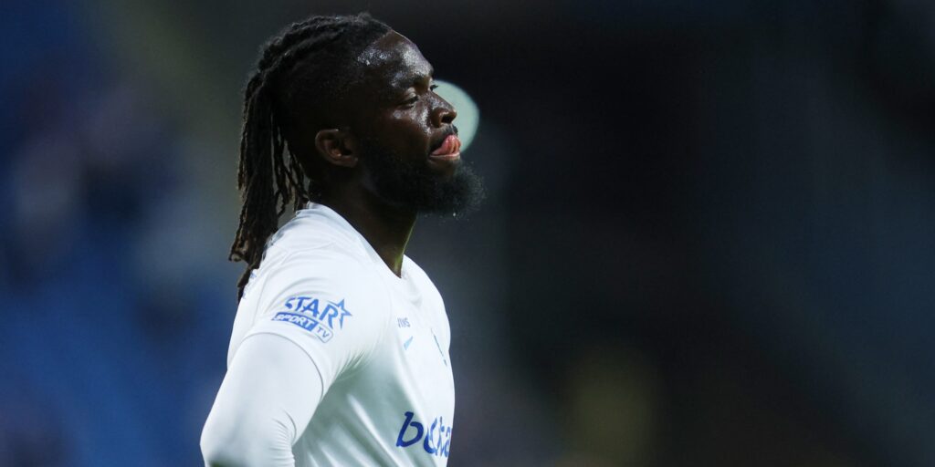 New Wolves signing Tolu Arokodare while playing for Genk.