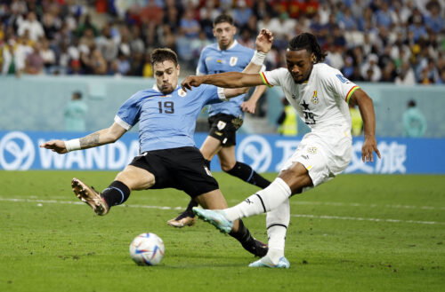 Ghana's Antoine Semenyo. (REUTERS/John Sibley)