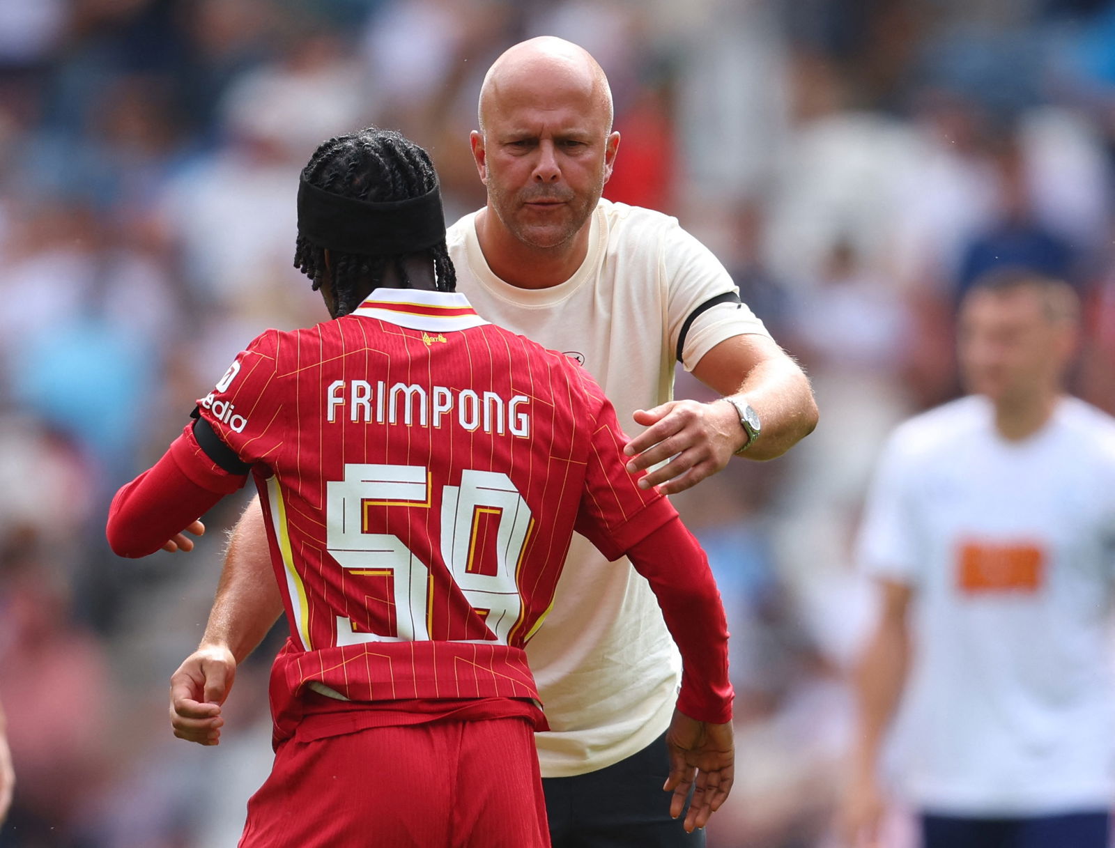 Liverpool tracking “brilliant” Argentine right-back as Jeremie Frimpong continues to struggle