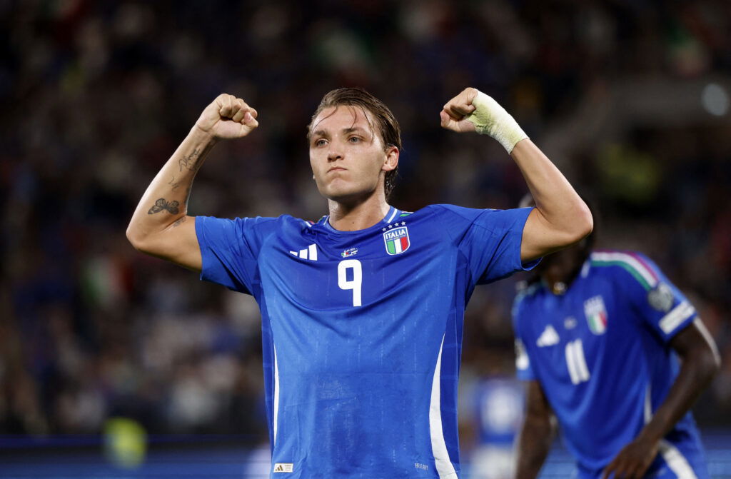 Italy's Mateo Retegui. (REUTERS/Alessandro Garofalo)