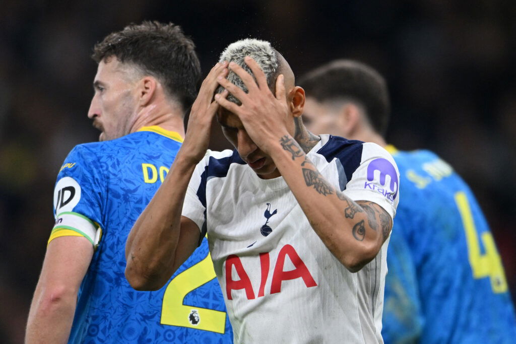 Tottenham Hotspur's Richarlison. (REUTERS/Jaimi Joy)