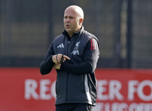 Liverpool manager Arne Slot. (Reuters/Jason Cairnduff)