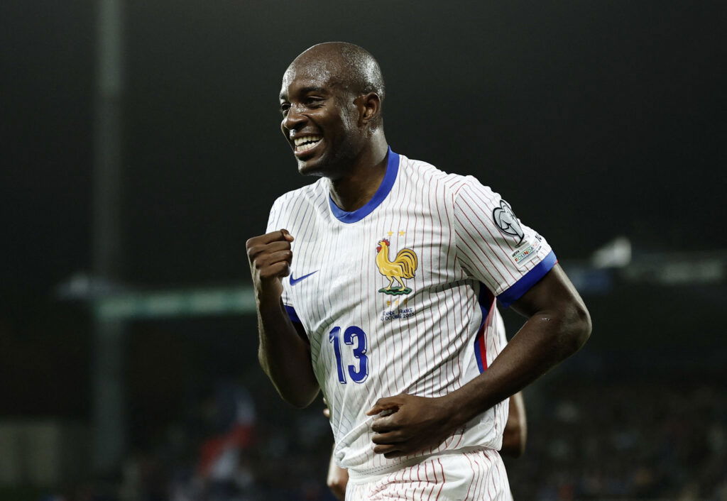 France's Jean-Philippe Mateta. (REUTERS/Benoit Tessier)