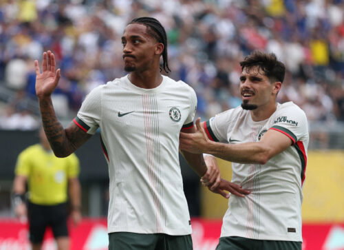 Chelsea's Joao Pedro and Pedro Neto. (REUTERS/Hannah Mckay)