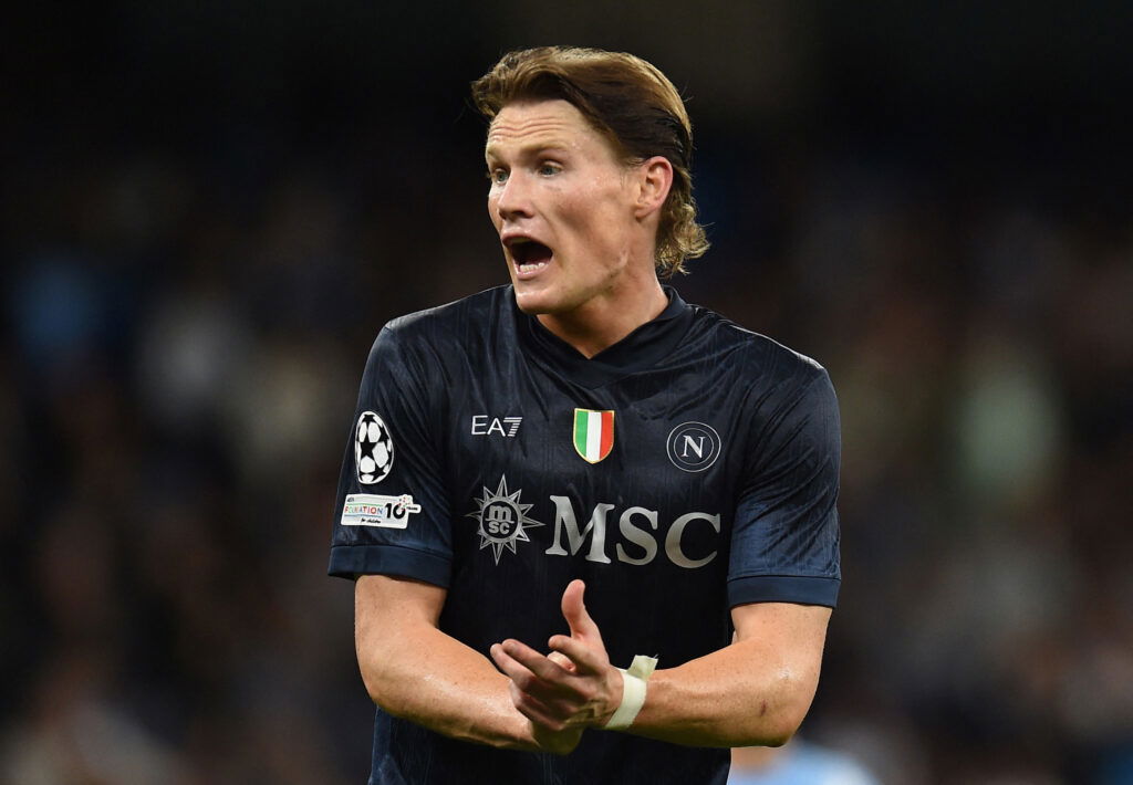 Napoli's Scott McTominay. (REUTERS/Peter Powell)