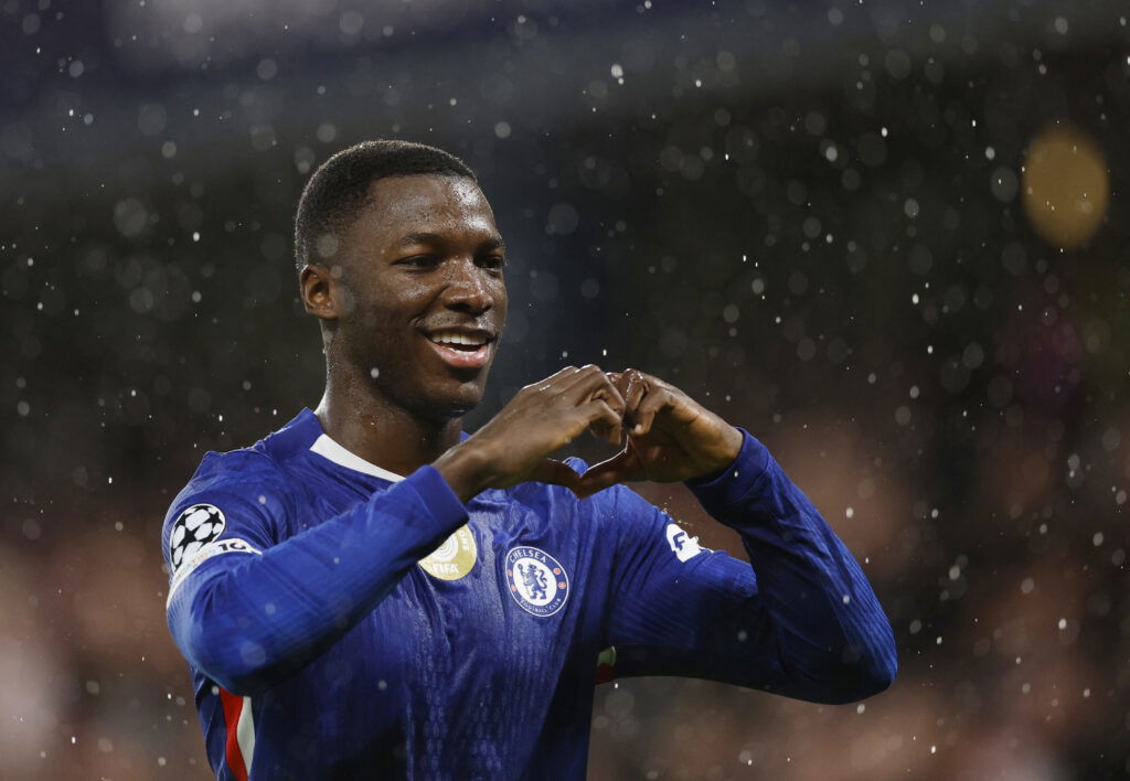 Chelsea's Moises Caicedo. (Reuters/Peter Cziborra)