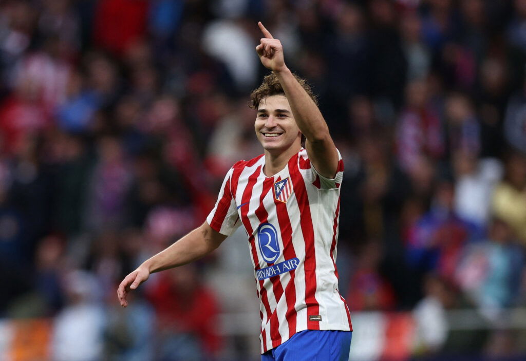 Atletico Madrid's Julian Alvarez. (REUTERS/Violeta Santos Moura)