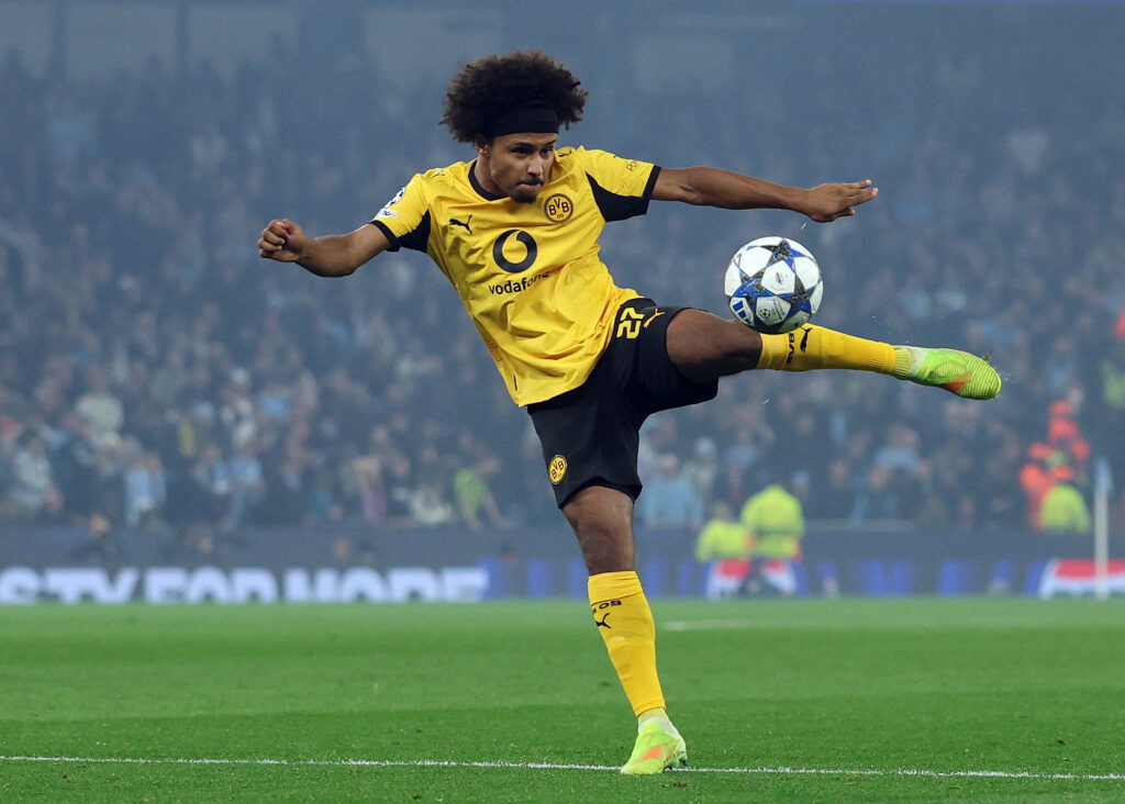 Borussia Dortmund's Karim Adeyemi. (REUTERS/Phil Noble)