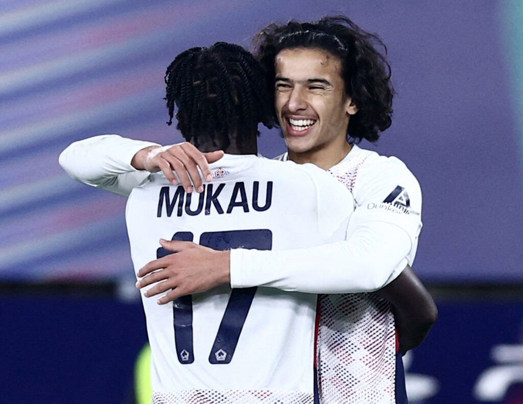 Ayyoub Bouaddi. (REUTERS/Guglielmo Mangiapane)