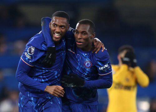 Tosin Adarabioyo, Nicolas Jackson. (REUTERS/Hannah Mckay)