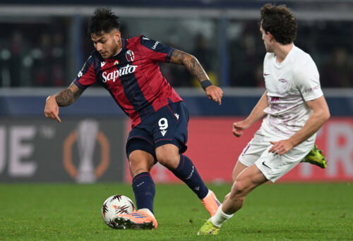 Bologna's Santiago Castro. (REUTERS/Jennifer Lorenzini)