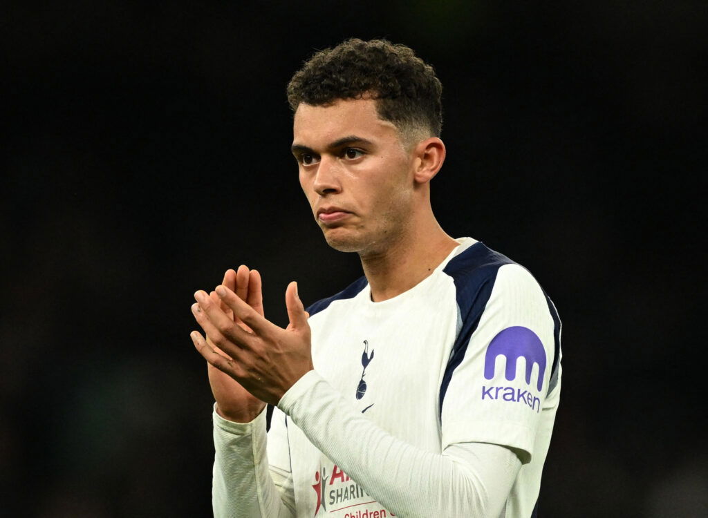 Tottenham Hotspur's Brennan Johnson. (REUTERS/Dylan Martinez)