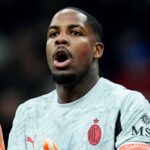 Milan goalkeeper Mike Maignan during a Serie A match.