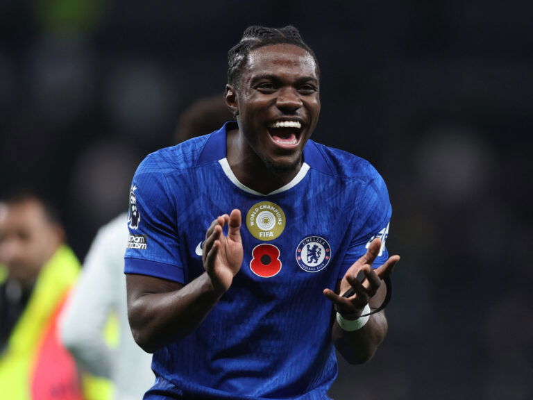 Chelsea's Romeo Lavia. (REUTERS/David Klein)