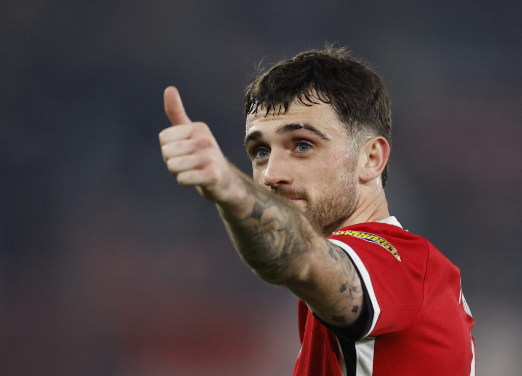 AZ Alkmaar's Troy Parrott. (REUTERS/Maurice Van Steen)